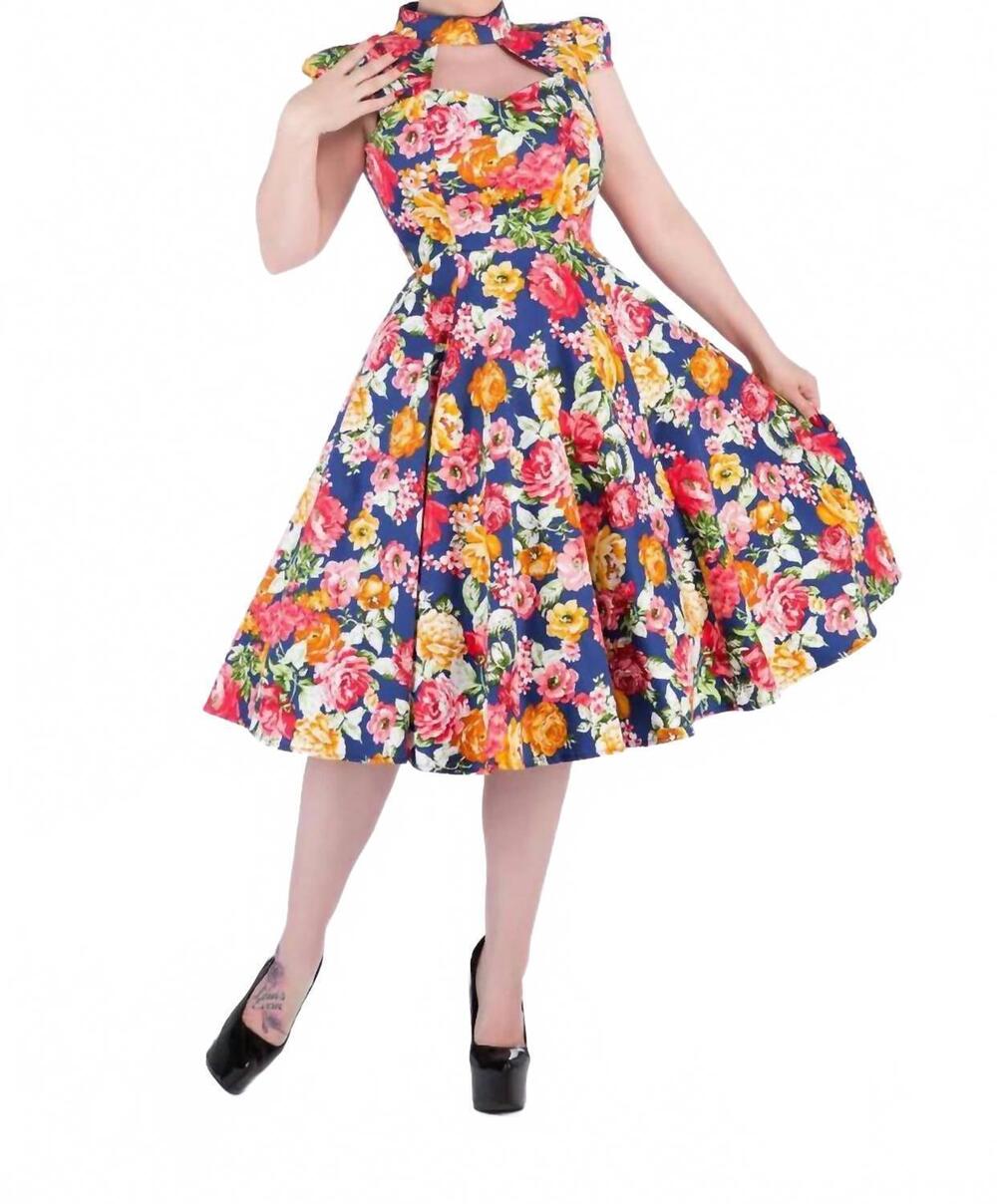 NEW ORCHID BLOOM amelia swing dress in multicolor